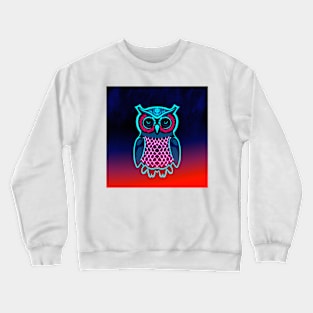 Copy of Synthwave owl Crewneck Sweatshirt